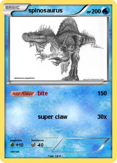 Pokemon spinosaurus