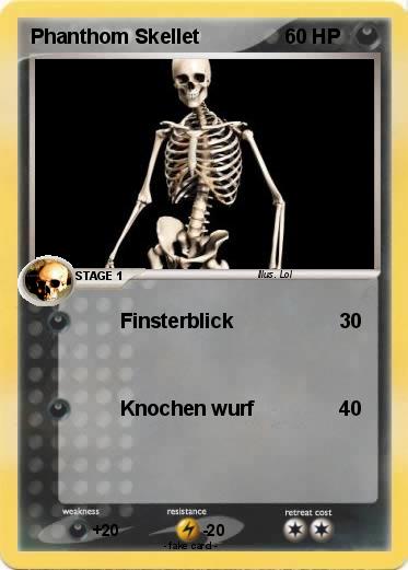 Pokemon Phanthom Skellet