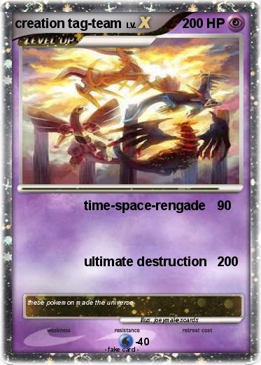 Pokemon creation tag-team