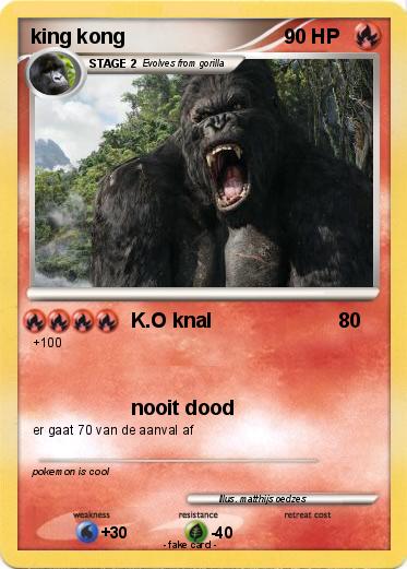 Pokemon king kong