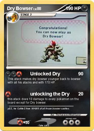 Pokemon Dry Bowser