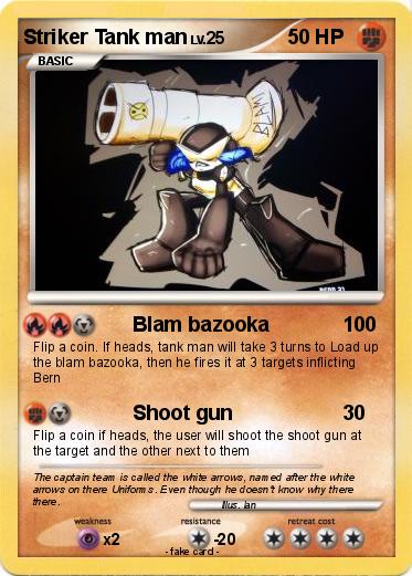 Pokemon Striker Tank man