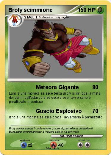 Pokemon Broly scimmione