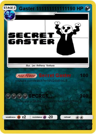 Pokemon Gaster 111111111111