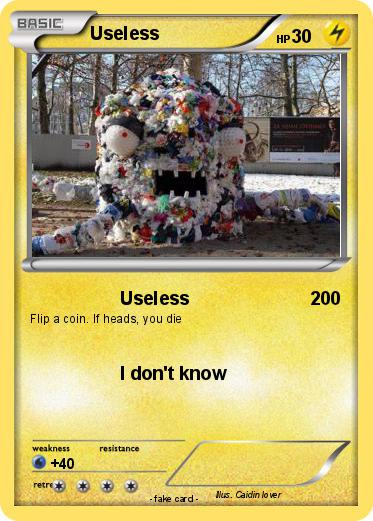Pokemon Useless