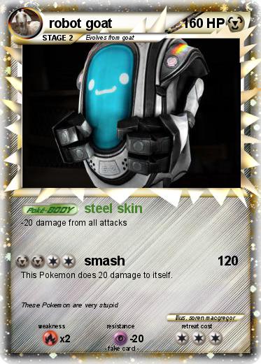 Pokemon robot goat