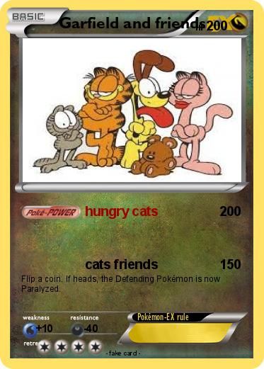 Pokemon Garfield and friends