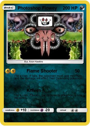 Pokemon Photoshop Flowey