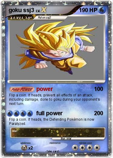 Pokemon goku ssj3