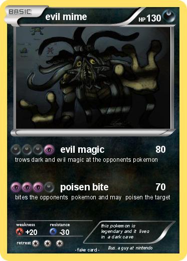 Pokemon evil mime