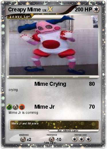 Pokemon Creapy Mime