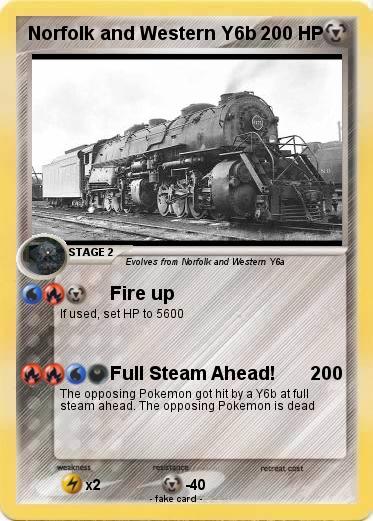 Pokemon Norfolk and Western Y6b