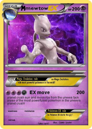 Pokemon mewtow