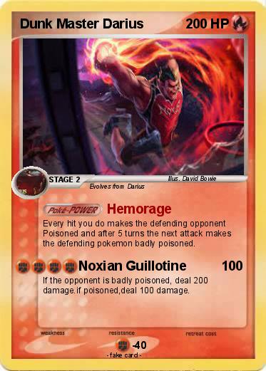 Pokemon Dunk Master Darius