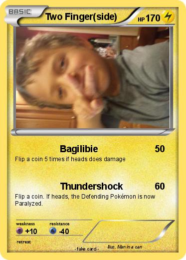 Pokemon Two Finger(side)