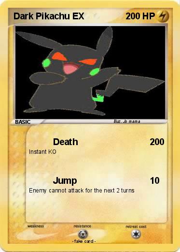 Pokemon Dark Pikachu EX
