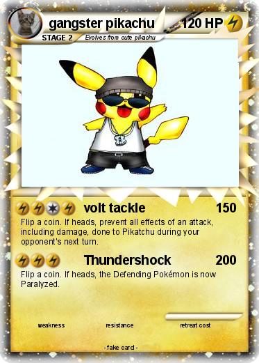 Pokemon gangster pikachu
