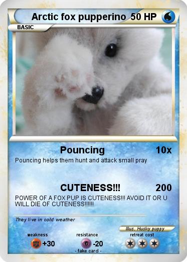 Pokemon Arctic fox pupperino