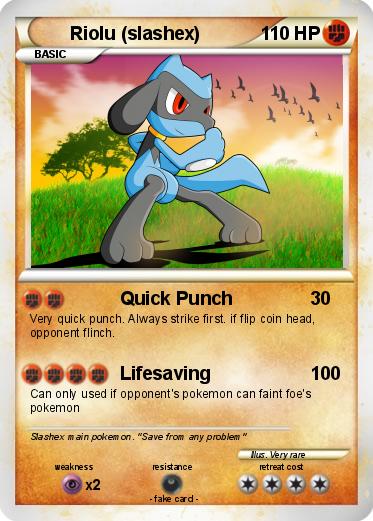 Pokemon Riolu (slashex)