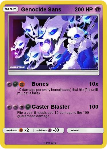 Pokemon Genocide Sans