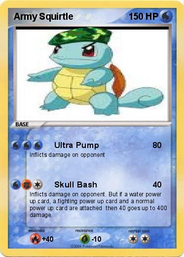 Pokemon Army Squirtle 