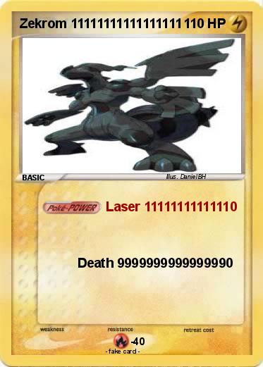Pokemon Zekrom 11111111111111111