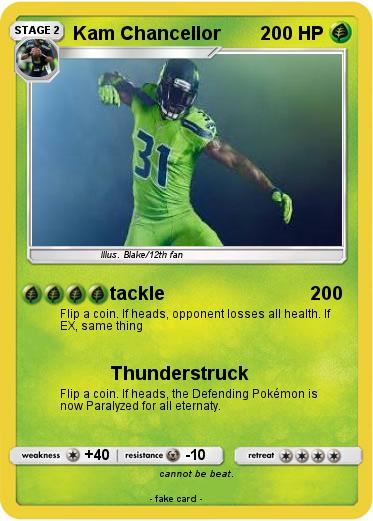 Pokemon Kam Chancellor