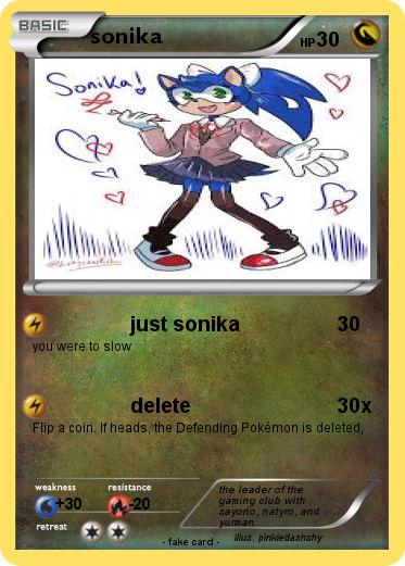 Pokemon sonika