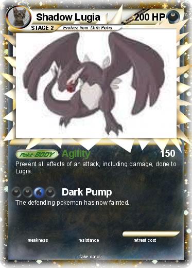 Pokemon Shadow Lugia