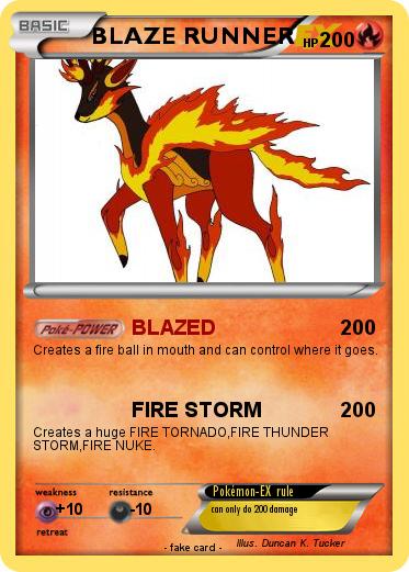 Pokemon BLAZE RUNNER