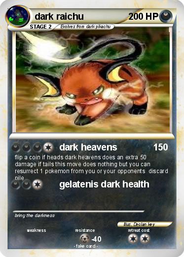 Pokemon dark raichu