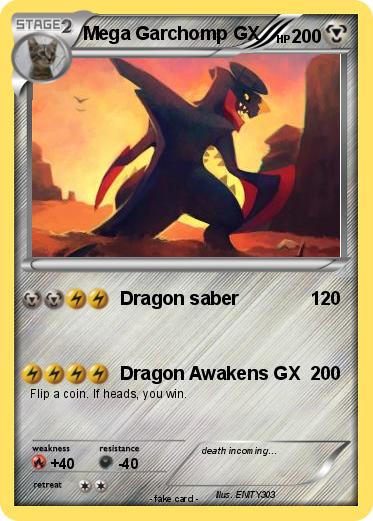 Pokemon Mega Garchomp GX