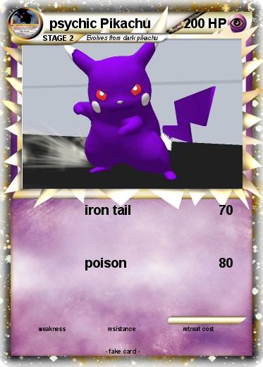 Pokemon psychic Pikachu