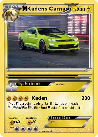 Pokemon Kadens Camaro