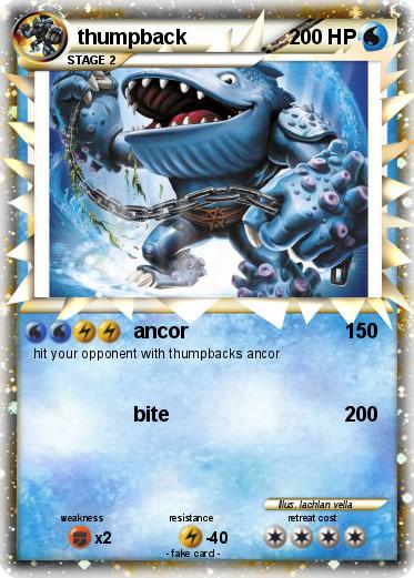 Pokemon thumpback