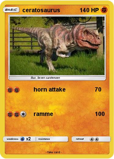 Pokemon ceratosaurus