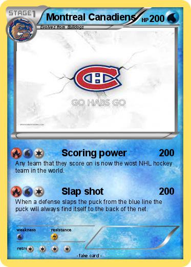 Pokemon Montreal Canadiens