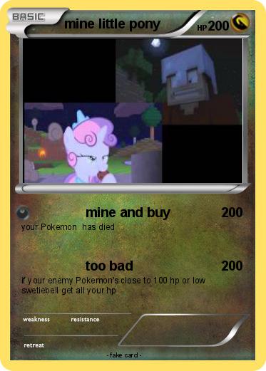 Pokemon mine little pony