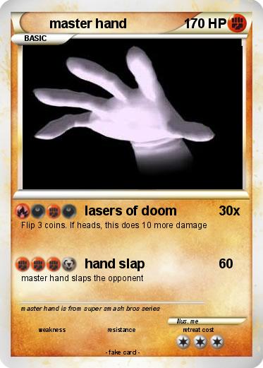 Pokemon master hand
