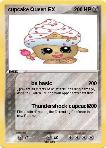 Pokemon cupcake Queen EX