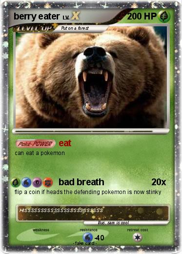 Pokemon berry eater