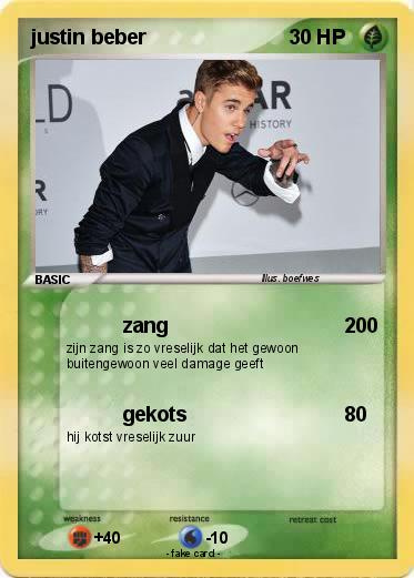 Pokemon justin beber