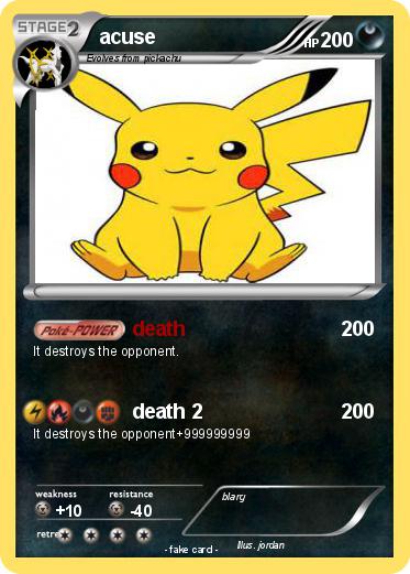Pokemon acuse