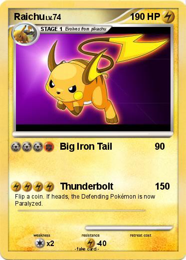 Pokemon Raichu