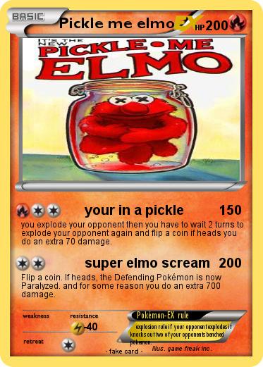 Pokemon Pickle me elmo