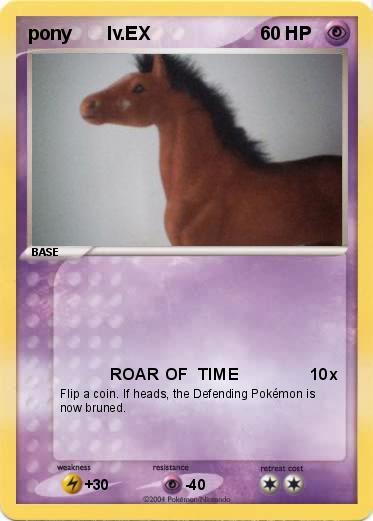 Pokemon pony       lv.EX