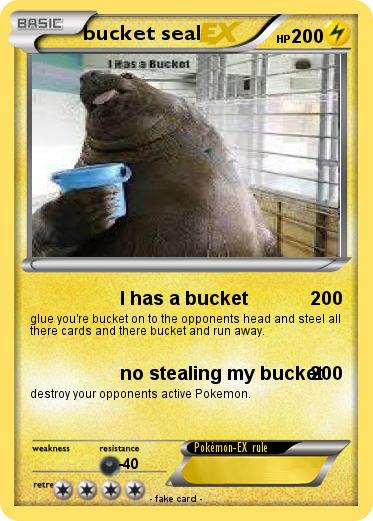 Pokemon bucket seal