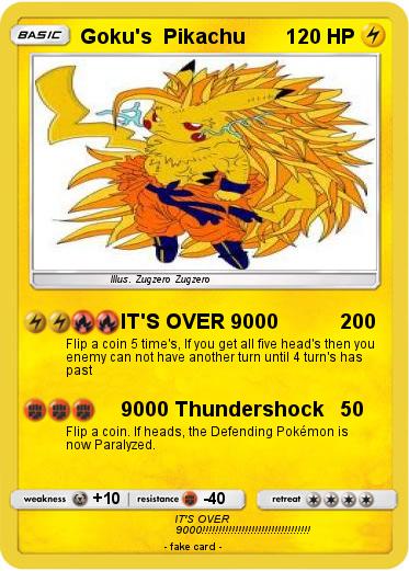 Pokemon Goku's  Pikachu