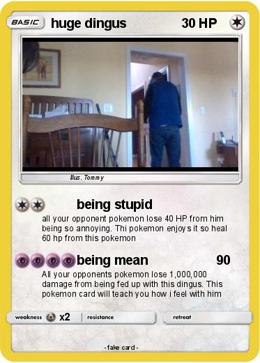 Pokemon huge dingus