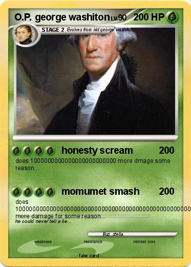 Pokemon O.P. george washiton
